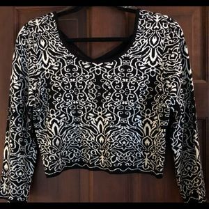 Adorable knit crop top